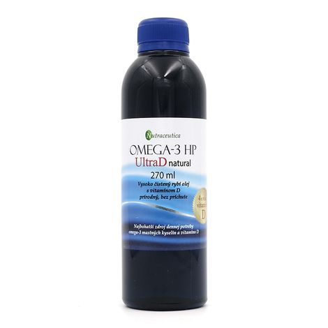 Rybí olej Omega-3 HP+D s vitamínom D 270ml Nutraceutika