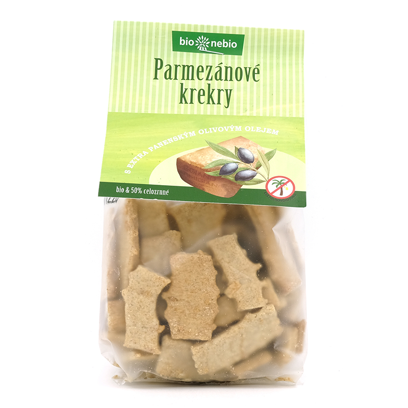 Parmezánové krekry 130g, Bio Nebio, BIO