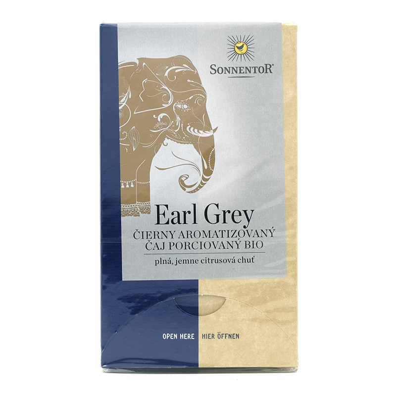 Earl Grey čajová zmes 27g Sonnentor, BIO