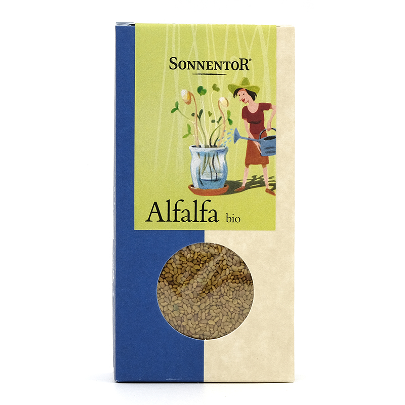 Alfalfa, semienka na nakličovanie BIO 120 g Sonnentor