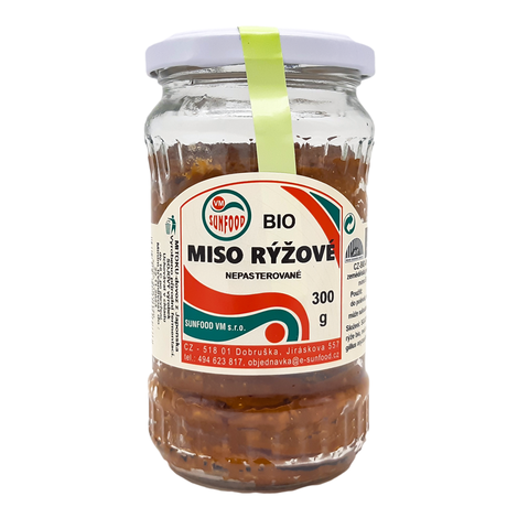 MISO RYŽOVÉ NEPASTER.BIO 300G SUNFOOD