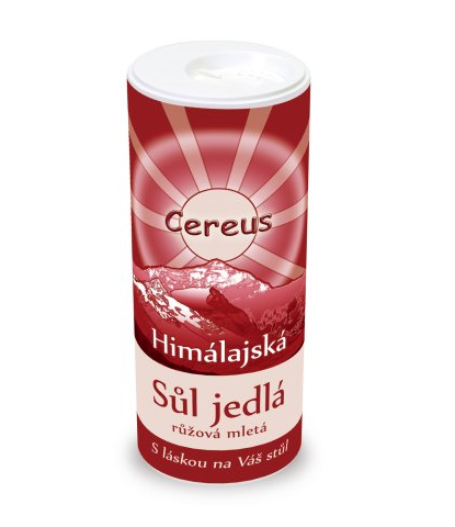 Himalájska soľ  - ružová 200g, soľnička