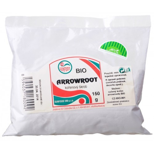 Arrowrooth - koreňový škrob 150g, Sunfood, BIO