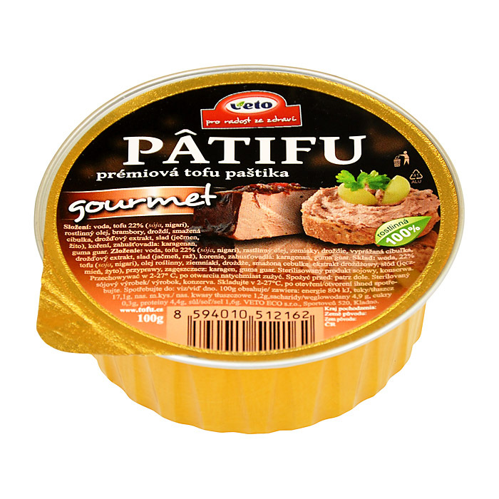 PATIFU Tofu nátierka gourmet 100g VETO ECO