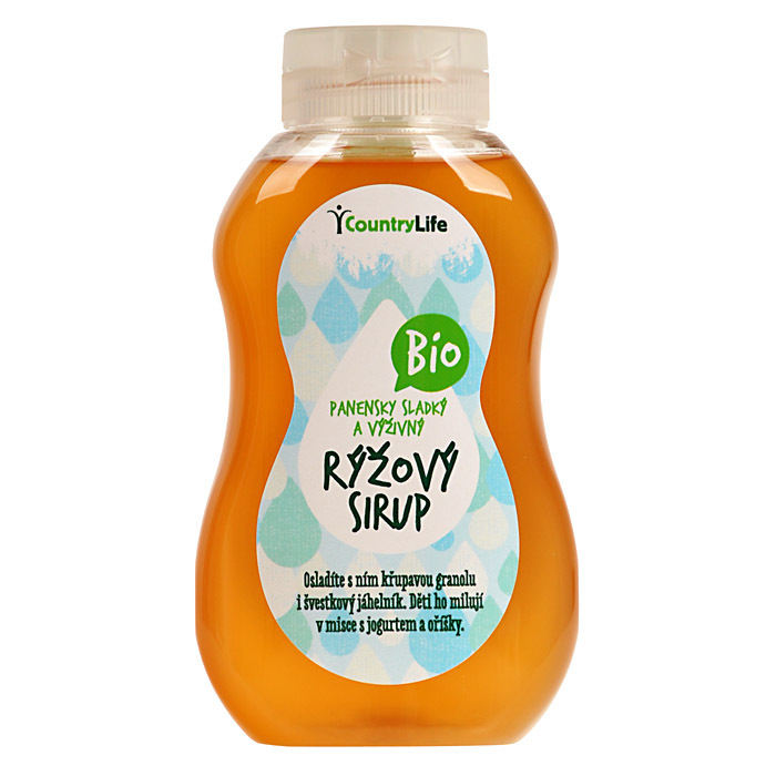 Ryžový sirup 350g, Country Life,  BIO