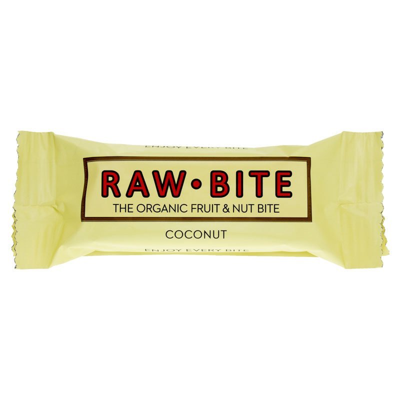 Raw Bite tyčinka - kokos 50g, BIO
