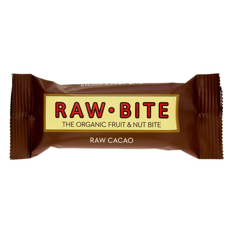 Raw Bite tyčinka - kakao 50g, BIO