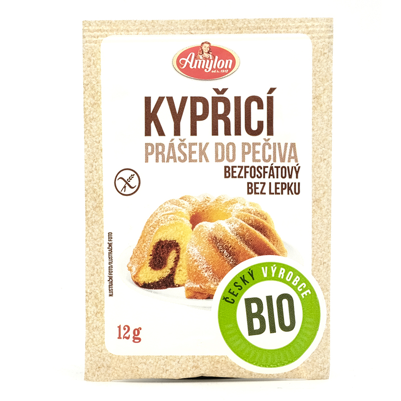 Kypriaci prášok do pečiva 12g, Amylon, BIO