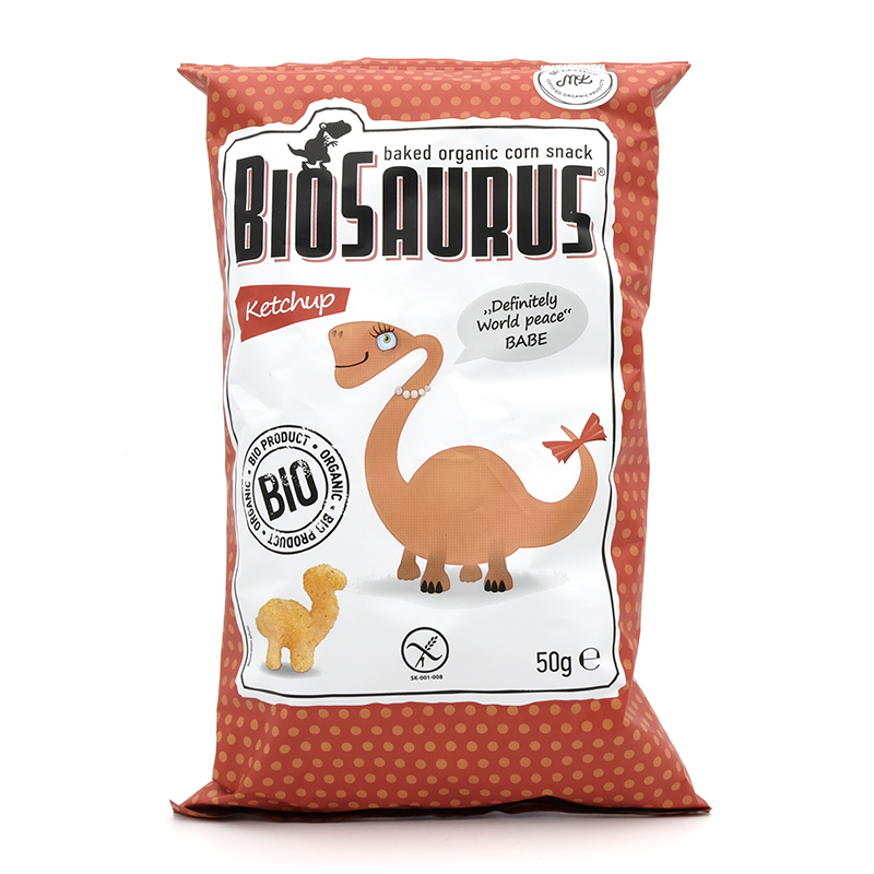 Chrumky kečup Biosaurus 50g BIO