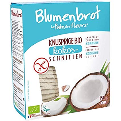  Chlebíčky kokosové bezlepkové, 150g bio BLUMENBROT