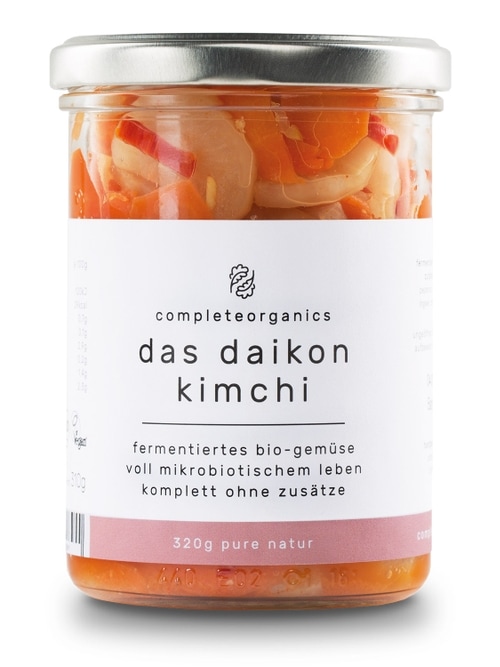 Fermentované Kimchi Daikon BIO 320g completeorganics