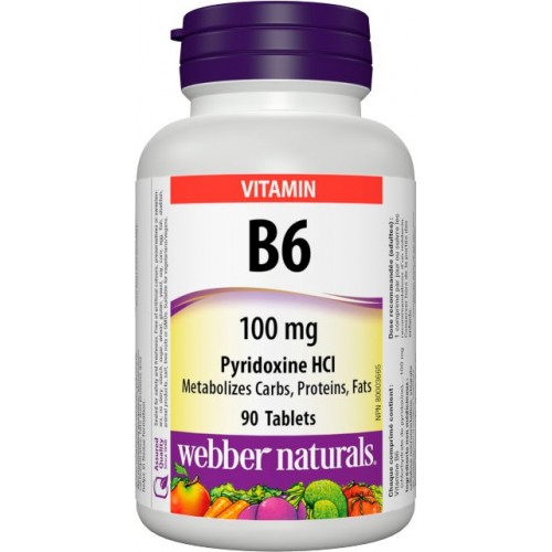 Vitamín B6 100mg 90 kapsúl