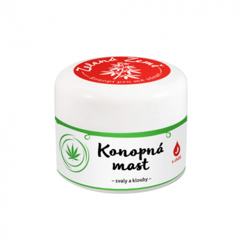 Konopná masť s kostihojom/chilli 12ml Zelená Země