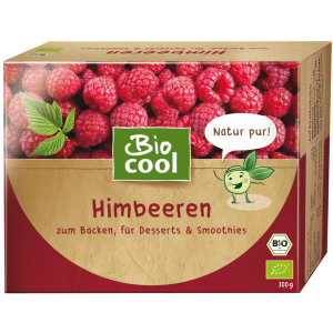 Maliny mrazené BIO 300g Bio Cool