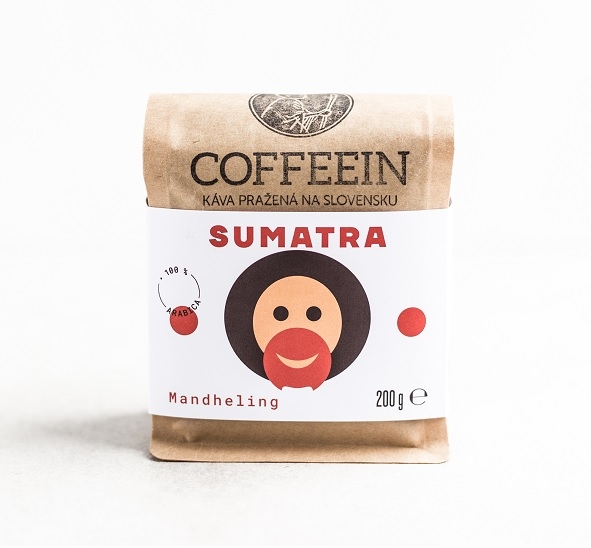 Zrnková káva pražená na Slovensku: Sumatra Mandheling 200 g