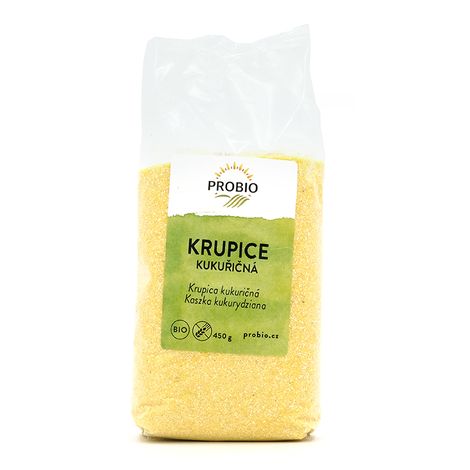 Kukuričná krupica 450g, Bioharmonie, BIO