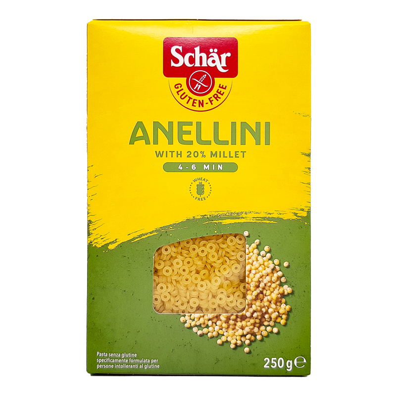 Cestoviny Anellini krúžky 250g Schar