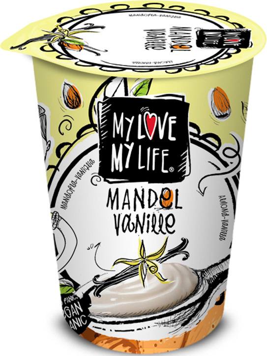 Vegánsky jogurt Mandľa-Vanilka BIO 180g MyLoveMyLife