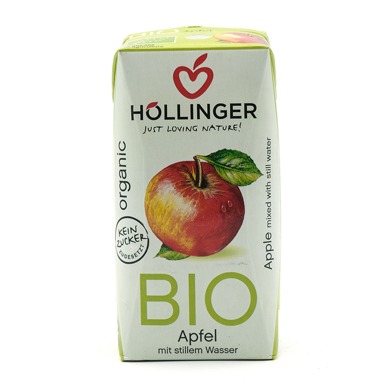 Šťava ovocná jablko 200ml Hollinger, BIO