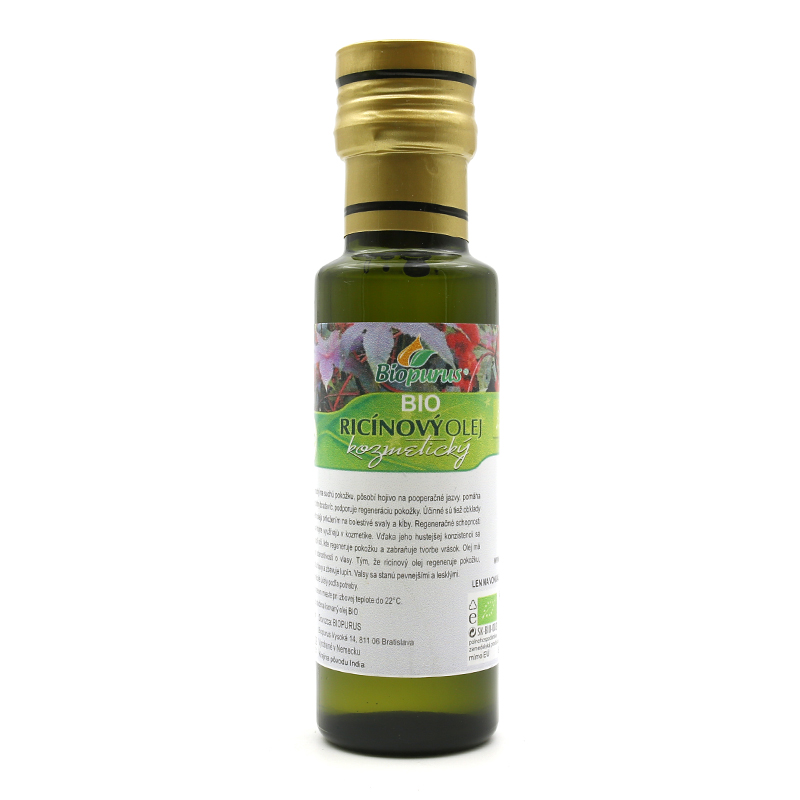 Ricínový olej kozmetický 100ml, Biopurus, BIO