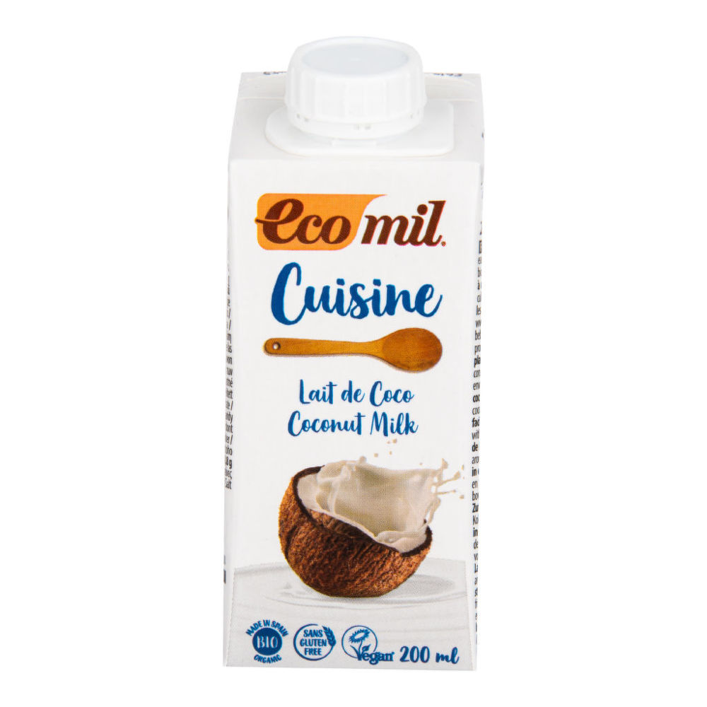 Smotana kokosová 200ml, EcoMil, BIO