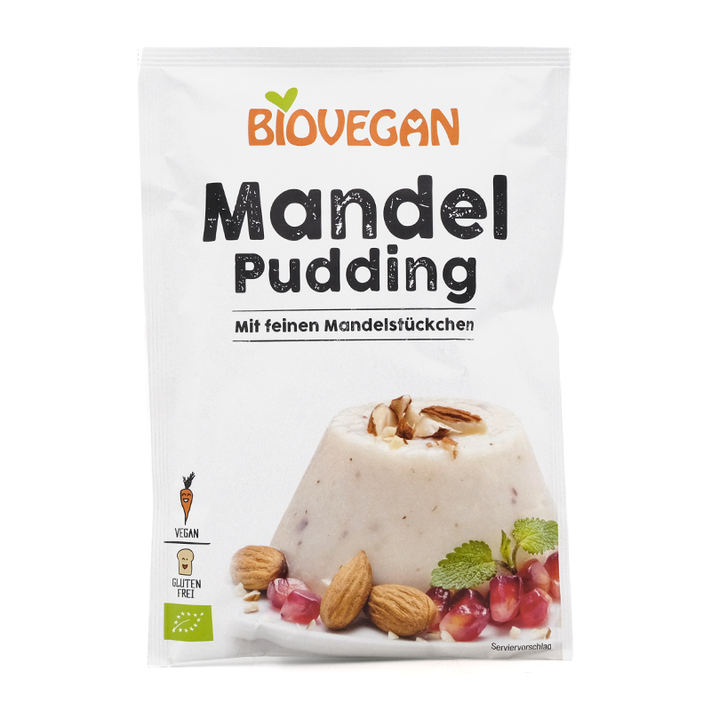 Puding mandľový 