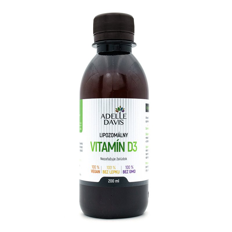 Lipozomálny vitamín D3 200ml Adelle Davis