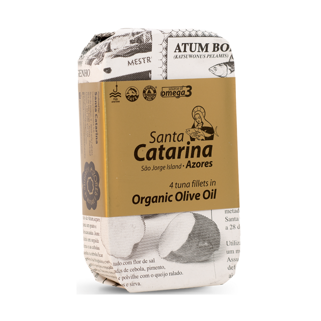 Filety tuniaka v bio olivovom oleji SANTA CATARINA 120g
