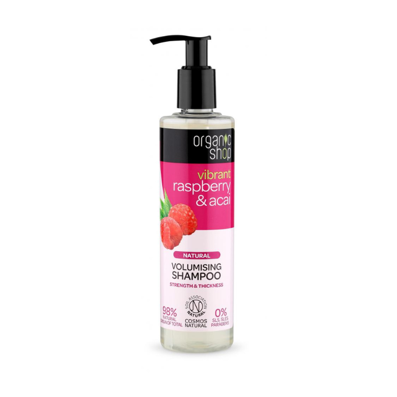 Šampón pre objem Malina/Acai 280ml OrganicShop