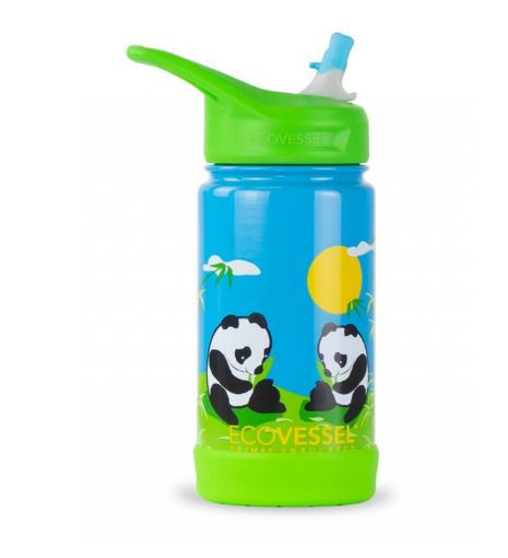 Detská termo fľaša Eco Vessel Frost Panda 355ml