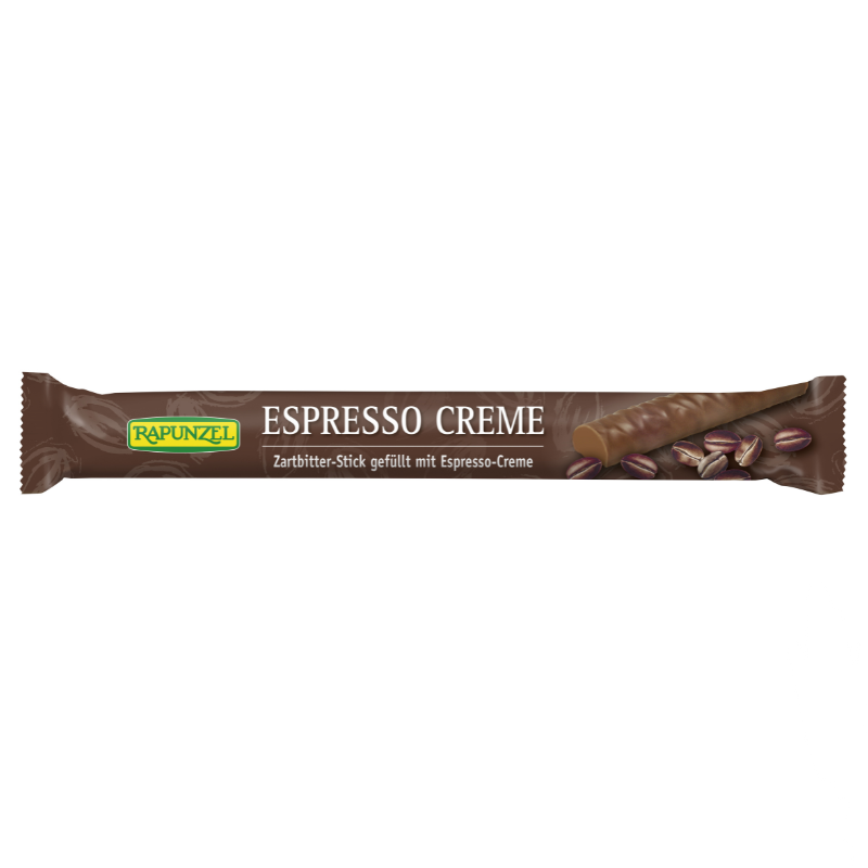 Čokoládová tyčinka horká Espresso 22g, Rapunzel, BIO