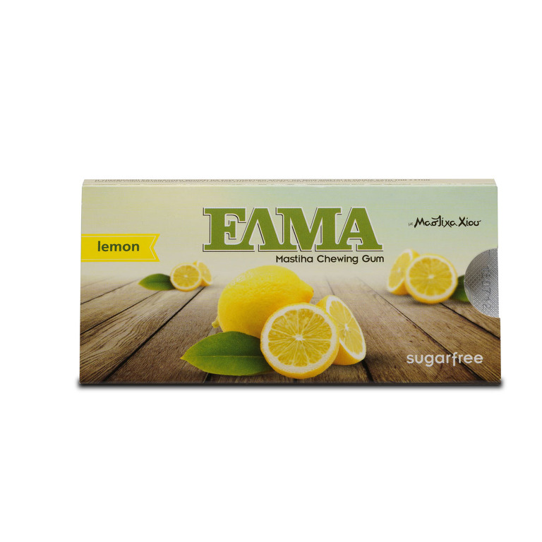 Žuvačky ELMA Lemon - masticha a citrón 13g, Chios
