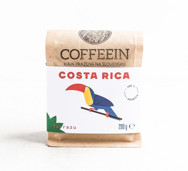 Zrnková káva pražená na Slovensku: Costa Rica Tarrazu 200 g