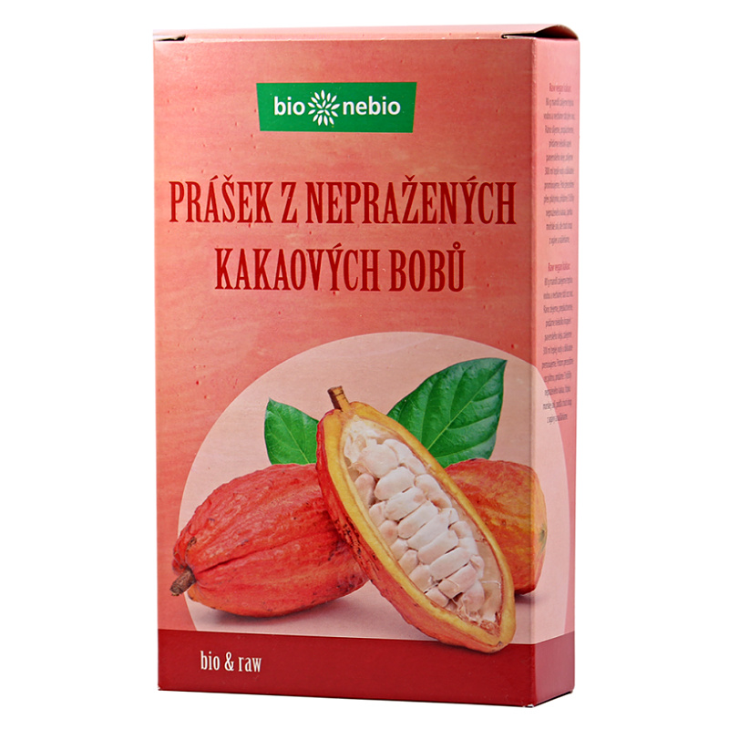 Nepražený kakaový prášok 150g, Bio Nebio