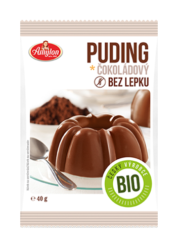 Puding čokoládový bezlepkový 40g, Amylon, BIO