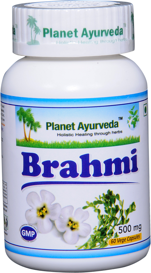 BRAHMI Kapsule - podpora pamäte, mozgu 500mg/60ks 